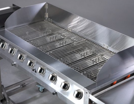 Stor event gasgrill med 8 brændere
