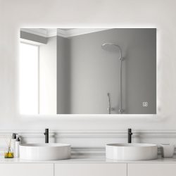 Premium Backlight badeværelses spejl, LED, Antidug og Touchsensor