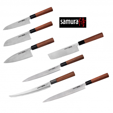 Samura OKINAWA komplet, 7 dele - Det ultimative sæt Japanske knive