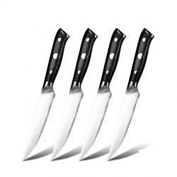 Steakknive 4-stk, Koniseur Tools By Gastro, G10 håndtag god kvalitet grillkniv