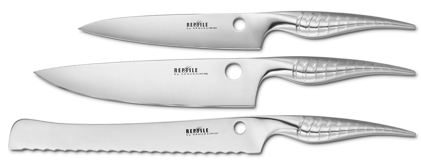 Samura Reptile knivsæt 3 dele. Knivblokken.dk