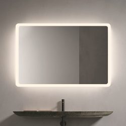 Premium LED badeværelse spejl med Lampeudtag - Antidug