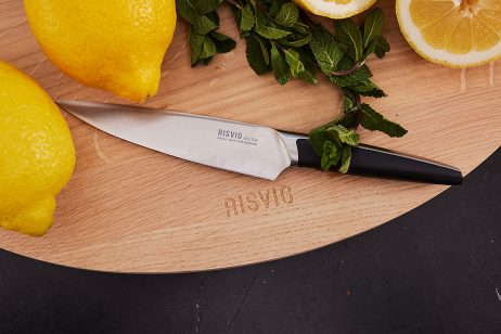 Risvig Design Acutus Knivsæt - Kokkekniv 20 cm, Brødkniv 18 cm, Kokkekniv 15 cm