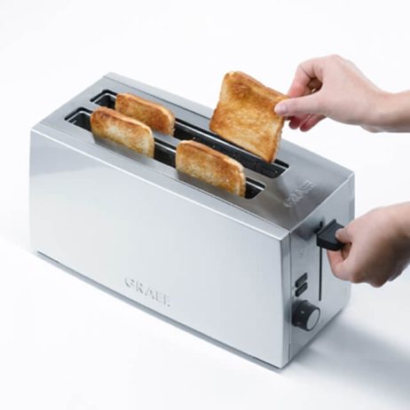Toaster til 4 brød, Graef TO100EU, TOPKVALITET