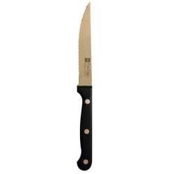 BQQ Steakkniv med sort skaft - 12 stk.