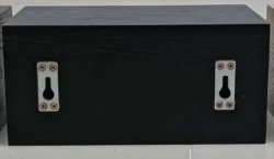 Koniseur vægskuffe i træfiner 32x18xh15cm - Sort ege look